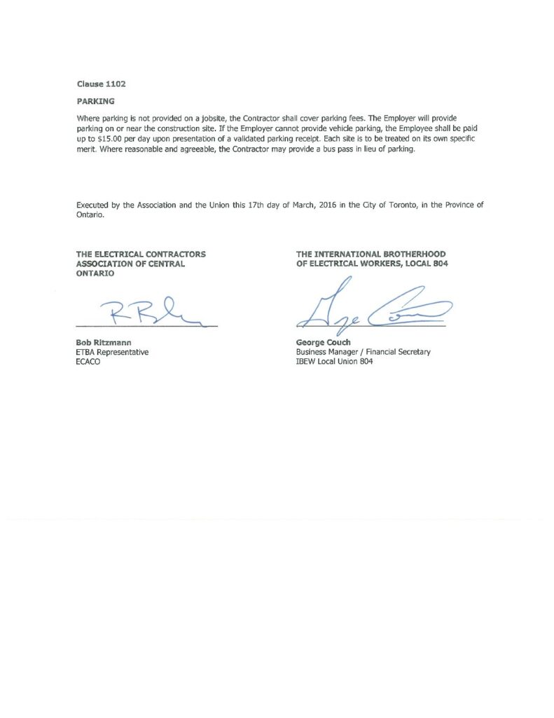 thumbnail of Clause 1102 Parking Allowance – signed