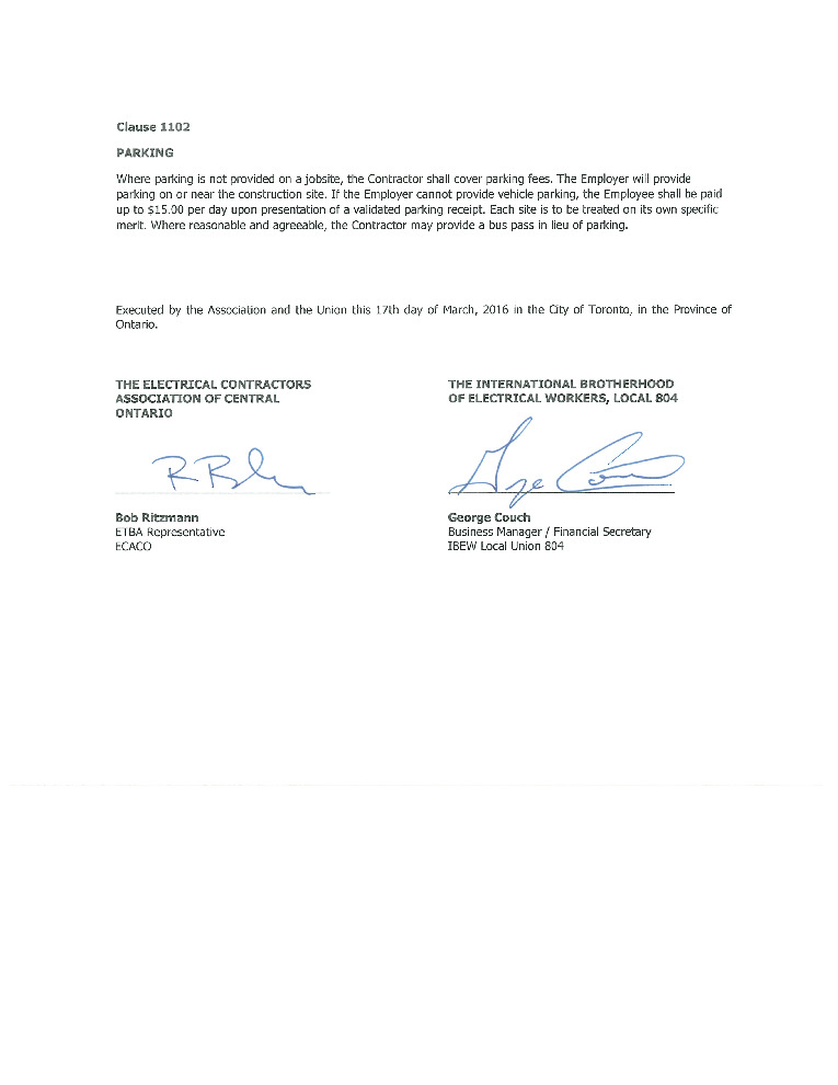 thumbnail of Clause 1102 Parking Allowance – signed