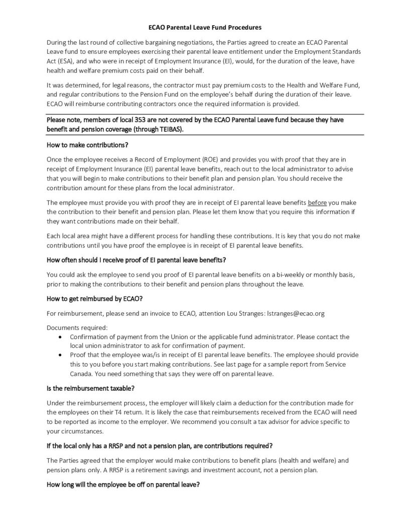 thumbnail of ECAO Parental Leave Fund Procedures_Jan 16 2023 – Non Residential