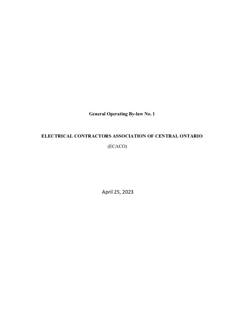 thumbnail of 2023 ECACO ONCA By-law FINAL with 2024 Amendment
